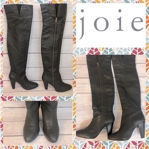 Joie Over the Knee Black Boots 35 1/2